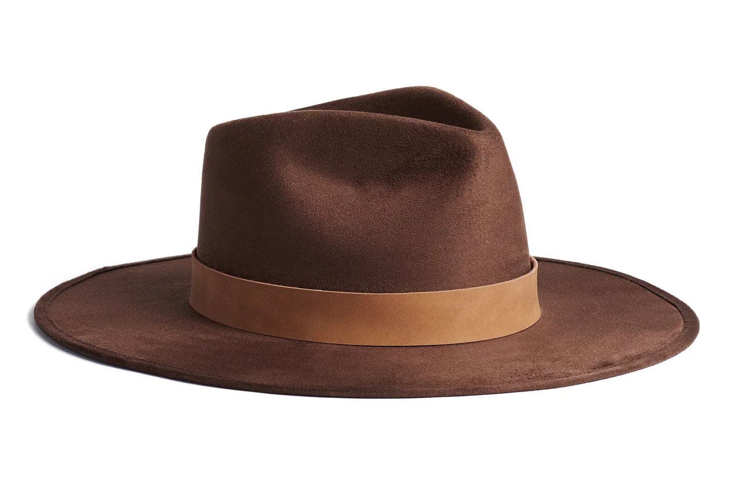 The Maple hat is the embodiment of timeless elegance. This dark brown fedora hat, accentuated with a tan synthetic leather trim, adds a touch of sophistication and classic charm to any ensemble, making it the perfect accessory for those who appreciate refined style that never goes out of fashion.