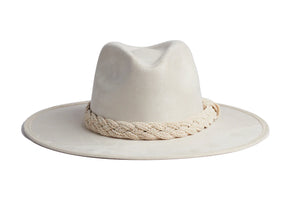 The Margot, the epitome of timeless sophistication. This creme-colored fedora hat&nbsp; exudes versatility, effortlessly elevating any outfit with its classic design, making it the perfect accessory for those seeking refined style that transcends seasons and occasions.