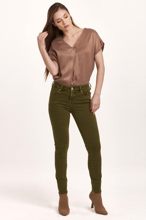 Skinny High Rise Ankle Pant