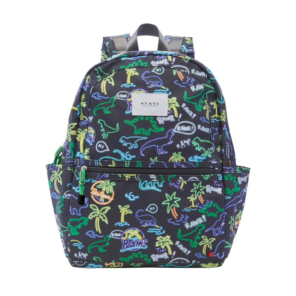 State Bags | Neon Dino Backpack