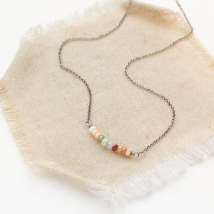 Sarah Deangelo | Opal Bar Necklace