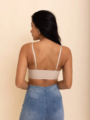 Leto | Faux Leather Bralette