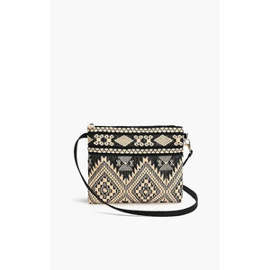 Elevate your accessory game with our Spring Clutch! This playful handheld treasure features a handwoven pattern jacquard with dazzling front beads that catch the light with every movement. 