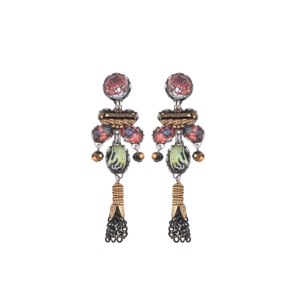 Add a pop of color to your wardrobe with Ayala Bar's Letizia earrings! These stylish red earrings are the perfect accessory to elevate any outfit. Stand out in style and make a statement with these unique earrings.