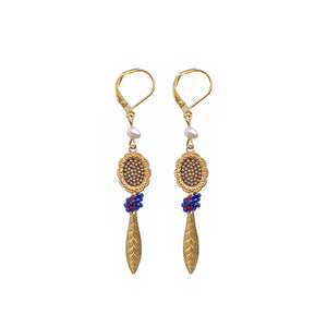 Add a touch of whimsy with Ayala Bar's Kula dangle earrings, made with shimmering gold for a playful (yet elegant!) statement. Elevate any outfit with these quirky earrings, perfect for those who don't take themselves too seriously.