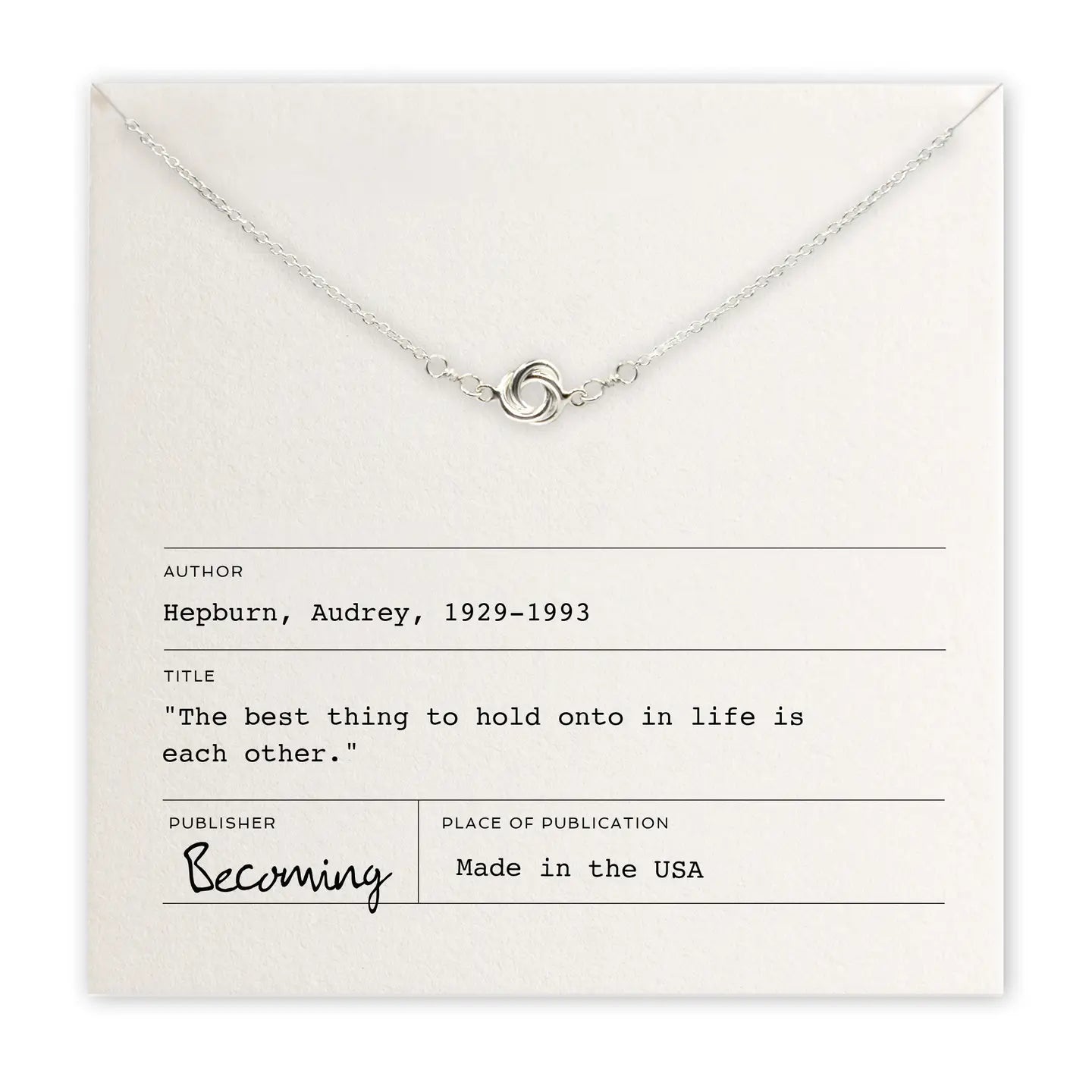 Becoming | Love Knot