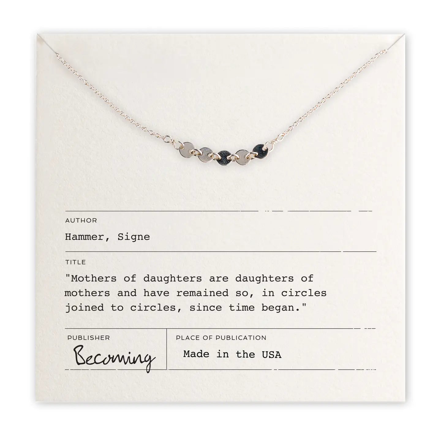 Becoming | Mothers & Daughters