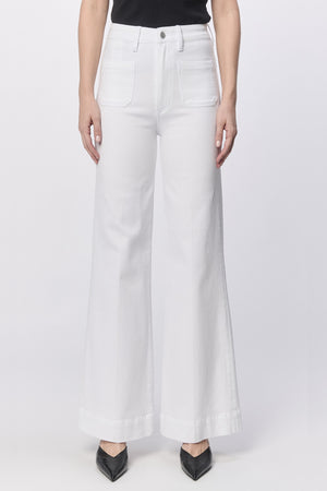 Get ready to rock that retro look with the Dear John Fiona jeans! With a high rise and full clean design, these jeans hug your curves in all the right places. And don't forget about the wide hem - perfect for showing off your favorite pair of boots!
