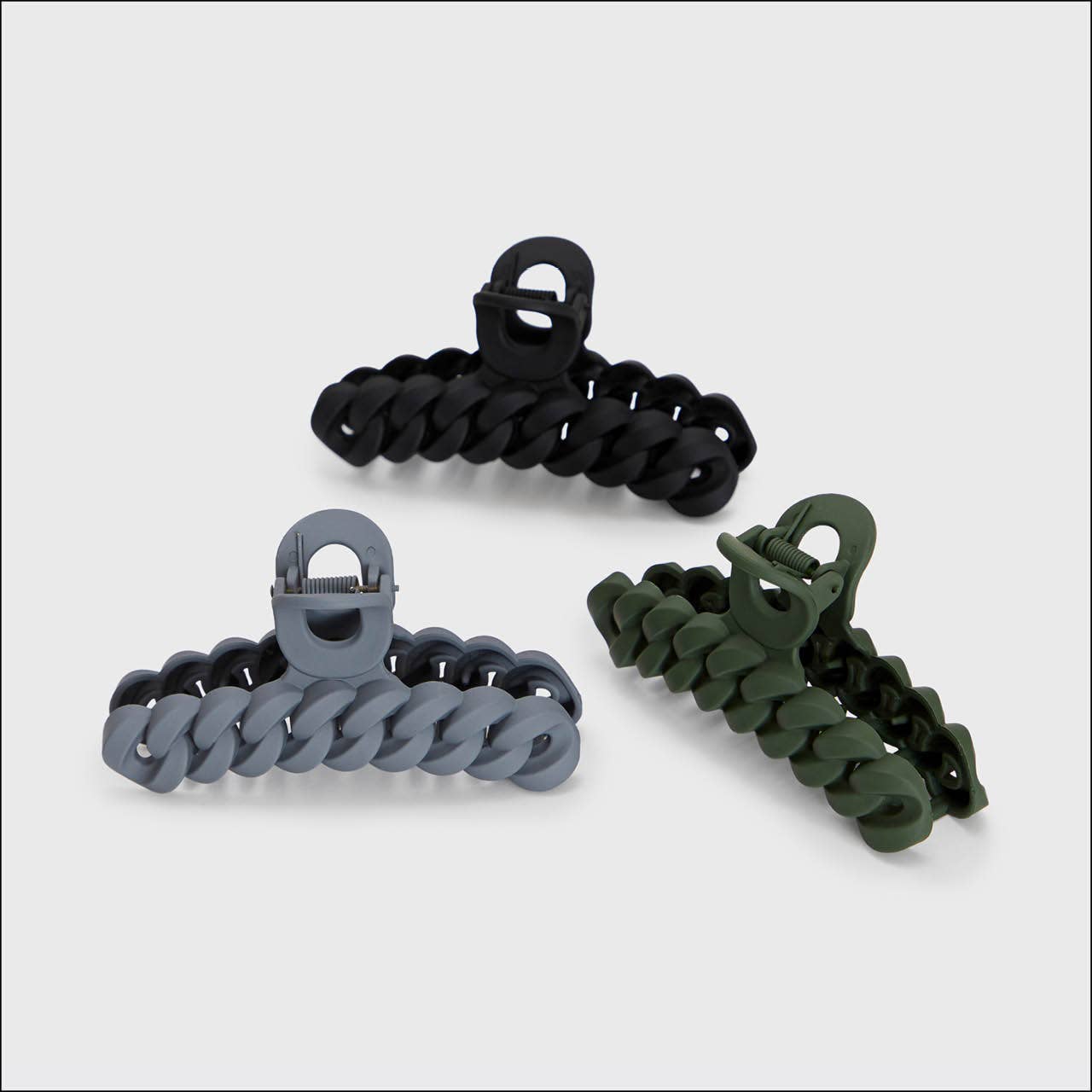 Kitsch | Eco-friendly Chain Claw Clip 3pc Set