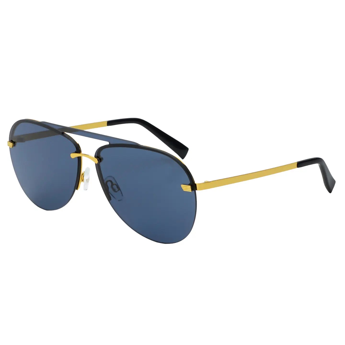 Unlock a fresh new look with Freyrs' Rio rimless aviator sunglasses. With a playful rimless design and classic aviator shape, these shades add a touch of quirkiness to any outfit. Perfect for those who don't take themselves too seriously, these sunglasses are a must-have accessory for any fashion-forward individual.