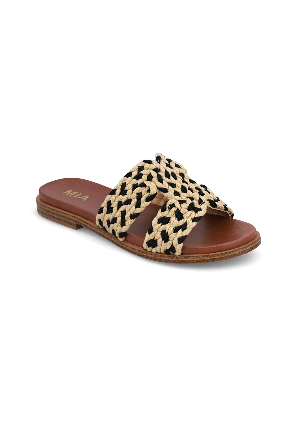 Meet POET, the perfect slip-on sandal yet. POET features a braided woven upper with cutouts making it the perfect spring and summer sandal. Crafted with our cushioned footbed, she's comfortable, quick to throw on and goes with every outfit.
