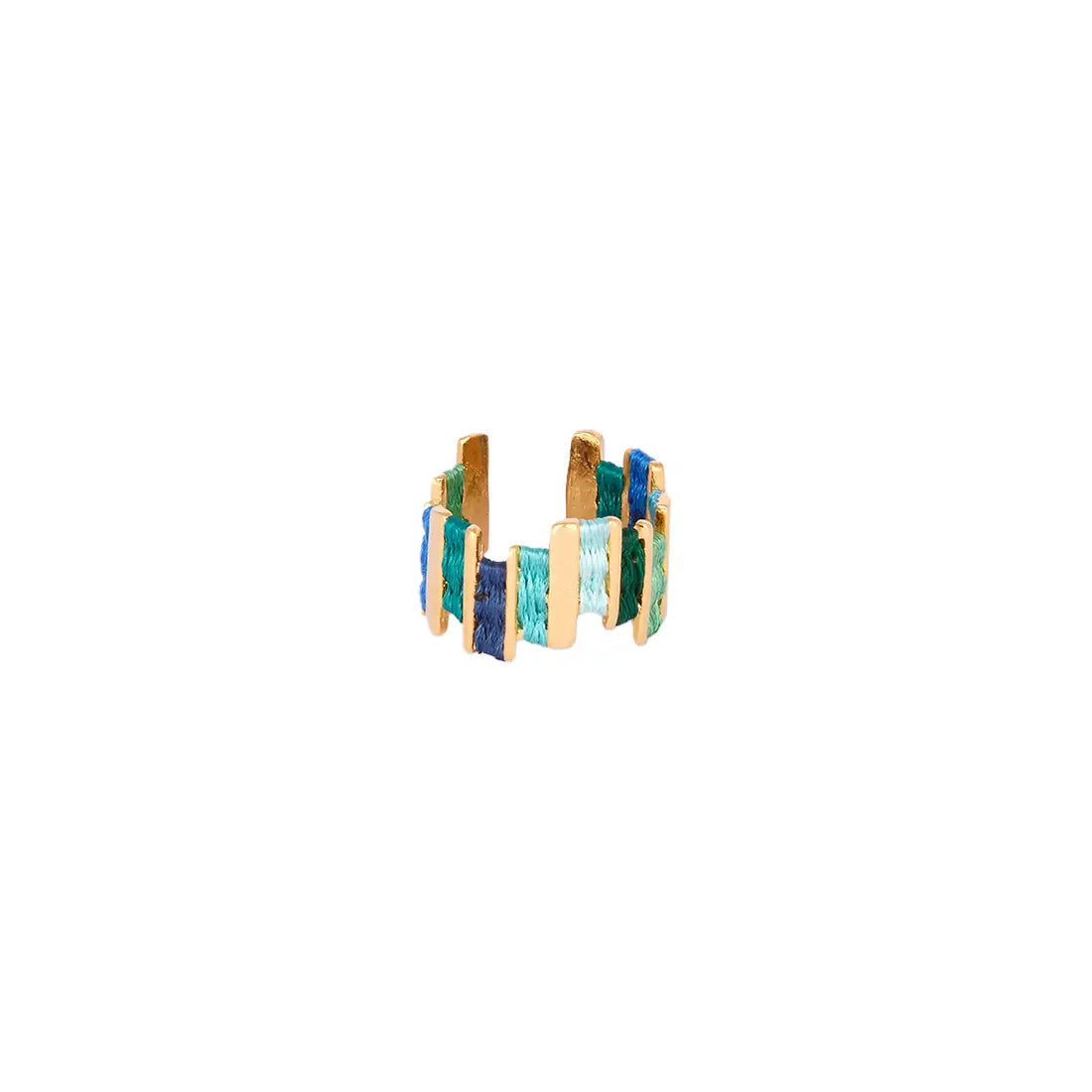 Add some color to your life with Mishky's Tunez ring. This multicolor woven plated ring is sure to spice up any outfit with its unique design. Stay stylish and playful with this fun accessory.