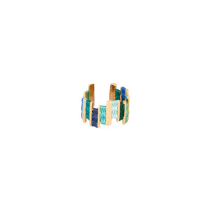 Add some color to your life with Mishky's Tunez ring. This multicolor woven plated ring is sure to spice up any outfit with its unique design. Stay stylish and playful with this fun accessory.