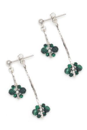 Express your flower power with Nakamol's beaded flower post earrings. Handcrafted with intricate detailing, these earrings add a touch of whimsy and playful charm to any outfit. Embrace your inner flower child and spread good vibes wherever you go!