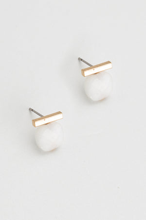 Brighten your look with these delightful stone post earrings by Nakamol. Small and full of playful charm, they add a gentle sparkle to any ensemble. Ideal for both casual and dressy occasions, these earrings sprinkle a little fun and shine wherever you go.