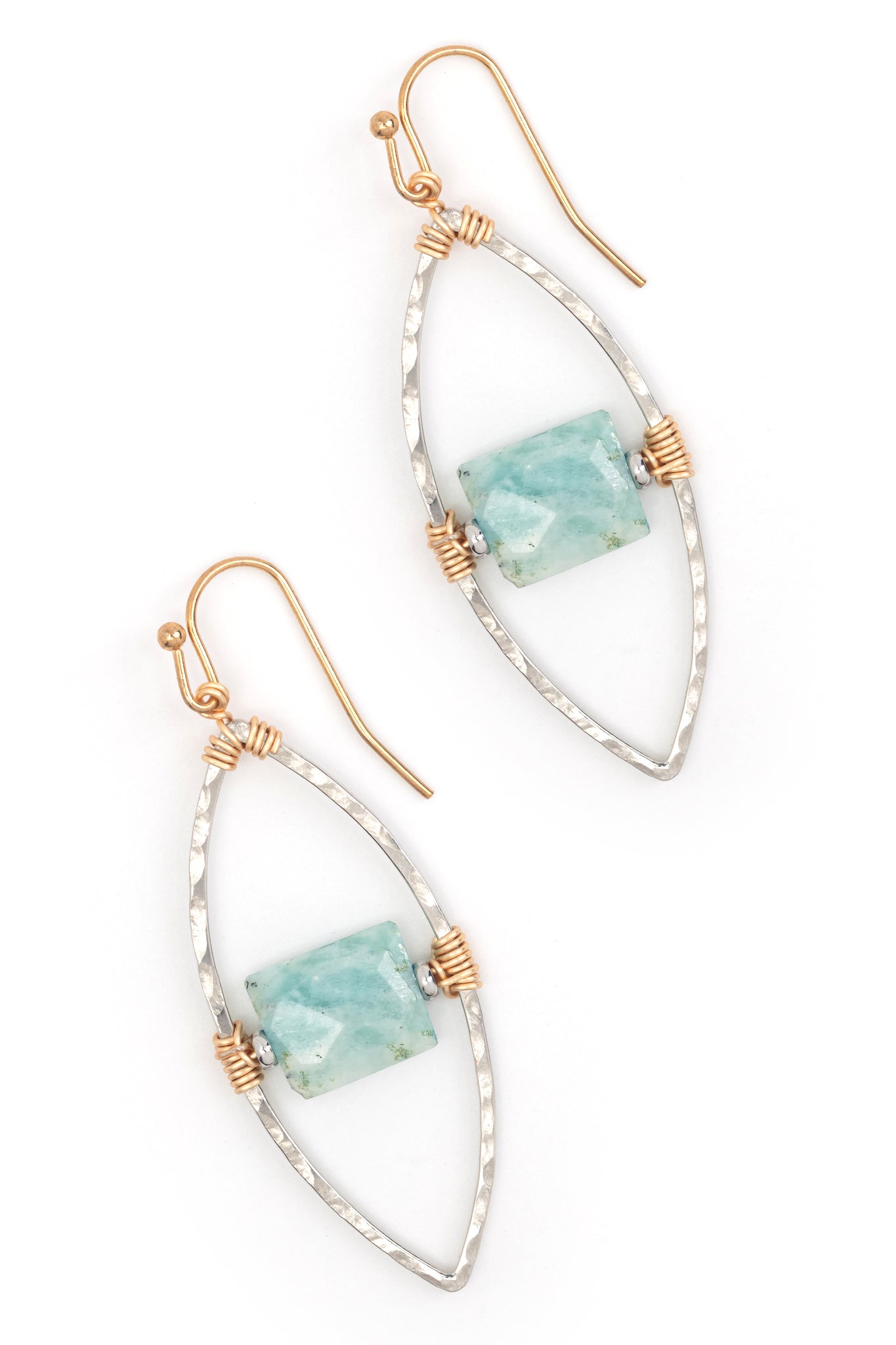 Get the best of both worlds with Nakamol's Peas In A Pod earrings! These oval earrings feature a square center stone for a unique touch. The perfect addition to any outfit, let these earrings show off your playful and quirky side.