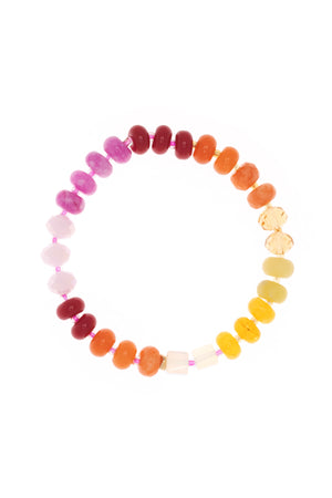 Add a pop of fun to your look with these beaded stretch bracelets from Nakamol’s Little Hollywood collection. Easy to wear and mix, their vibrant beads bring a playful sparkle to any outfit. Perfect for stacking or wearing solo, they add a cheerful touch wherever you go.