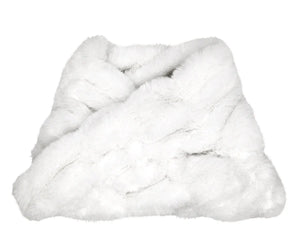 White bathrobe on a white background