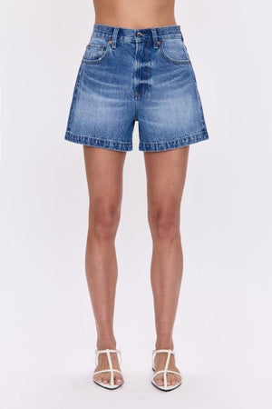 Crafted from rigid, non-stretch denim, this short provides structure and holds its shape beautifully, ensuring it looks as good at the end of the day as it did in the beginning.