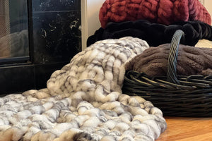 Faux fur throws in royal opulence are always handmade in Seattle, WA, USA. Other faux furs (and real ones) don't hold a candle to these beauties. Our Royal Opulence fur throws are sure to become your favorite cuddly blanket! However you want to describe these furs, you need to feel them! Impossibly soft and plush furs to impress your whole family.