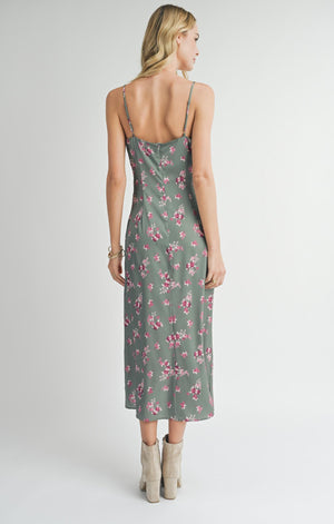 Get ready to slay in this V-neck slip maxi dress from Sadie &amp; Sage. Perfect for hosting your next party, it's the ultimate combination of style and comfort. With its flowy silhouette and on-trend neckline, you'll be the talk of the town (in the best way possible, of course). Bring on the compliments!