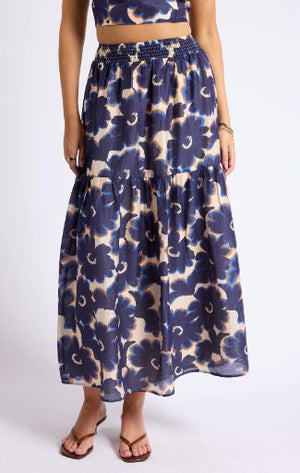 This maxi skirt from Sage the Label is truly divine with its tiered design. Perfect for any occasion, it's both comfortable and stylish.