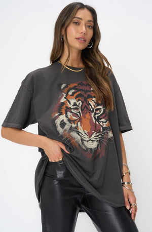 Project Social T | Tiger Face Oversized Tee