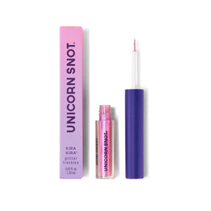 Unicorn Snot lip product with packaging on a white background