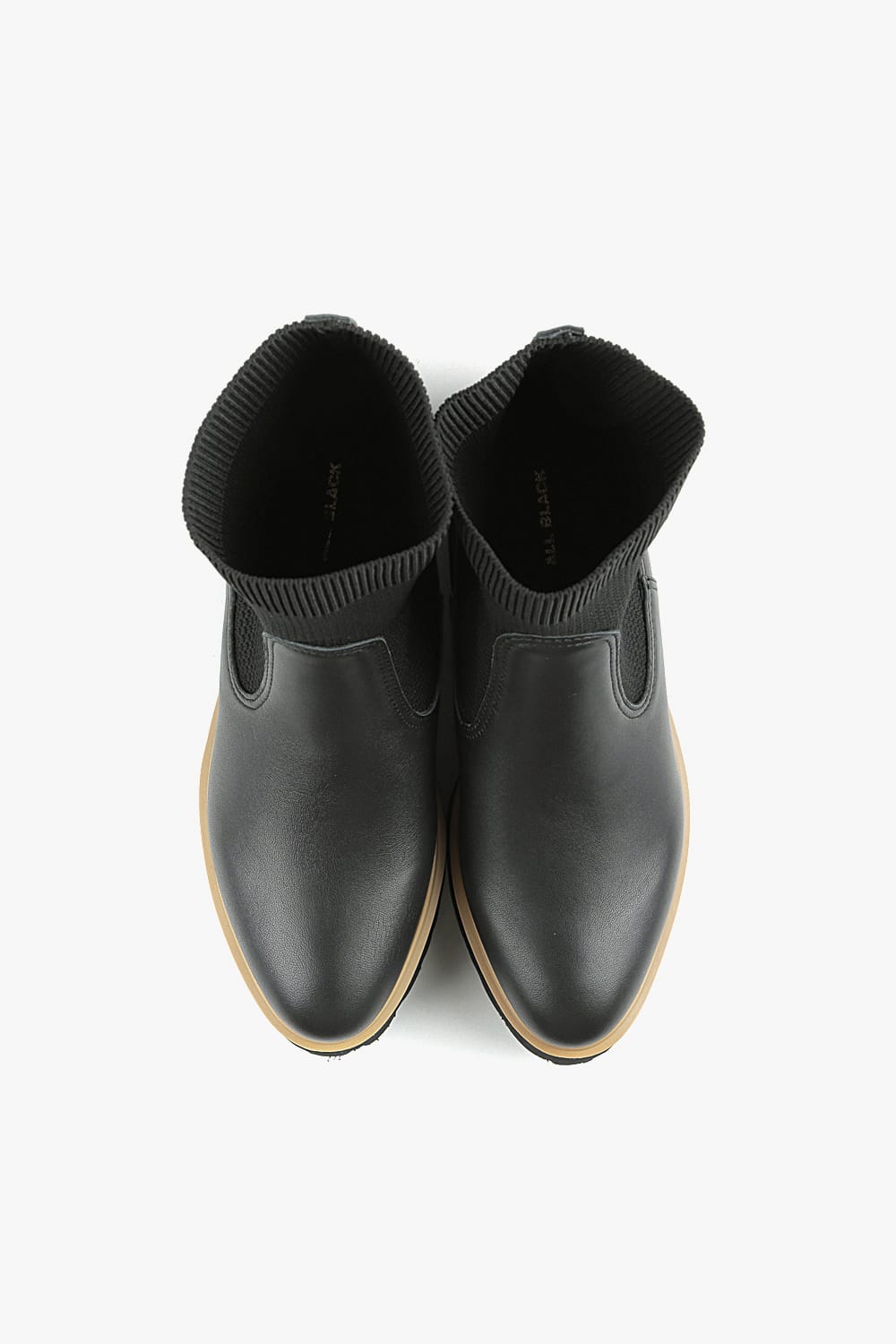 All Black | Flatform Sock