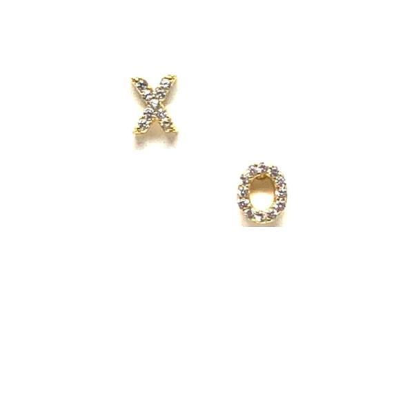 Add some XO to your style with Athena's pave diamond stud earrings. These XO studs are the perfect playful addition to any outfit. They say diamonds are a girl's best friend, but with these studs, they might just be her new BFFs!