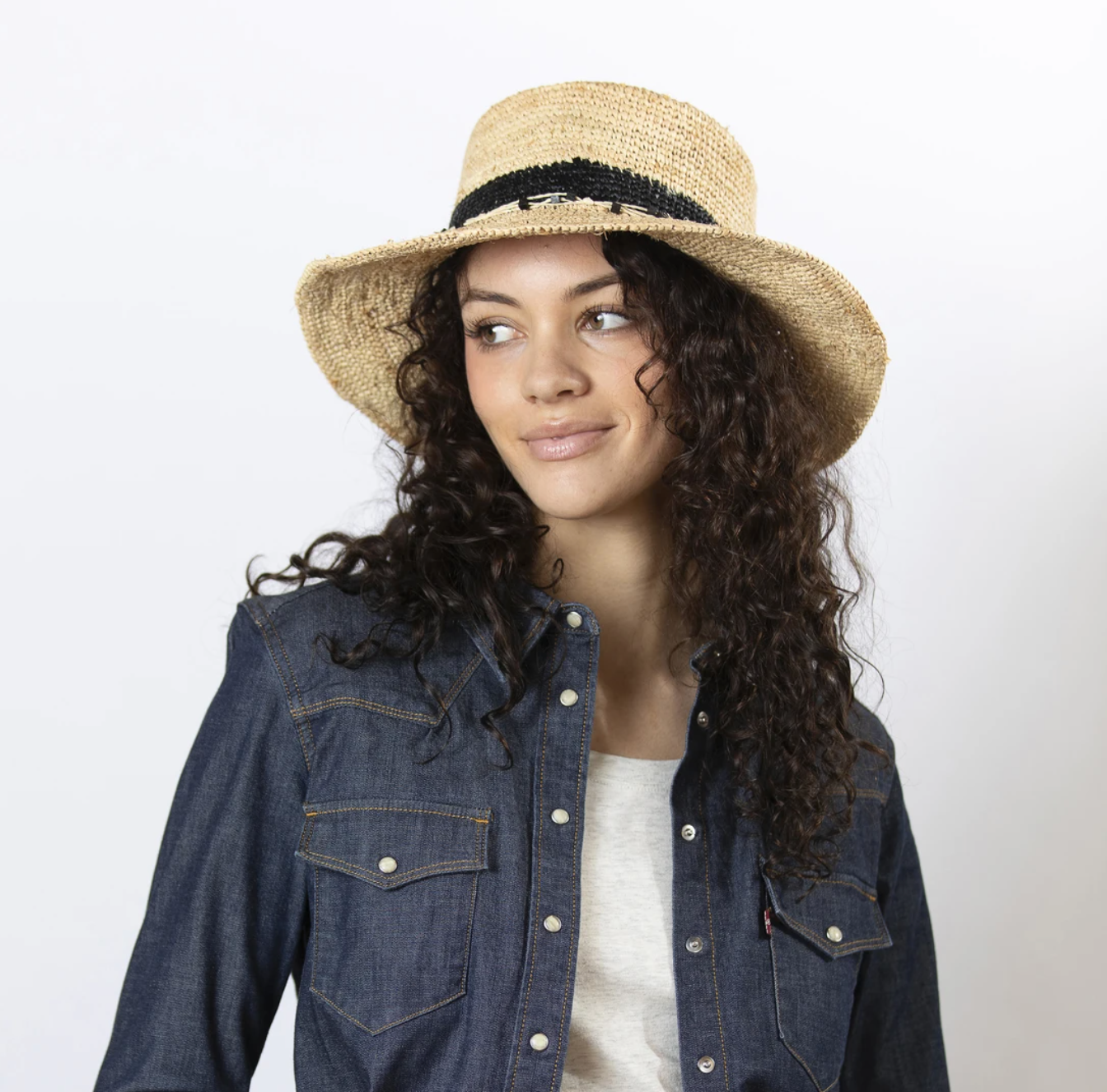 Pistil Gia Sun Hat – Goose the Goat - Main Image