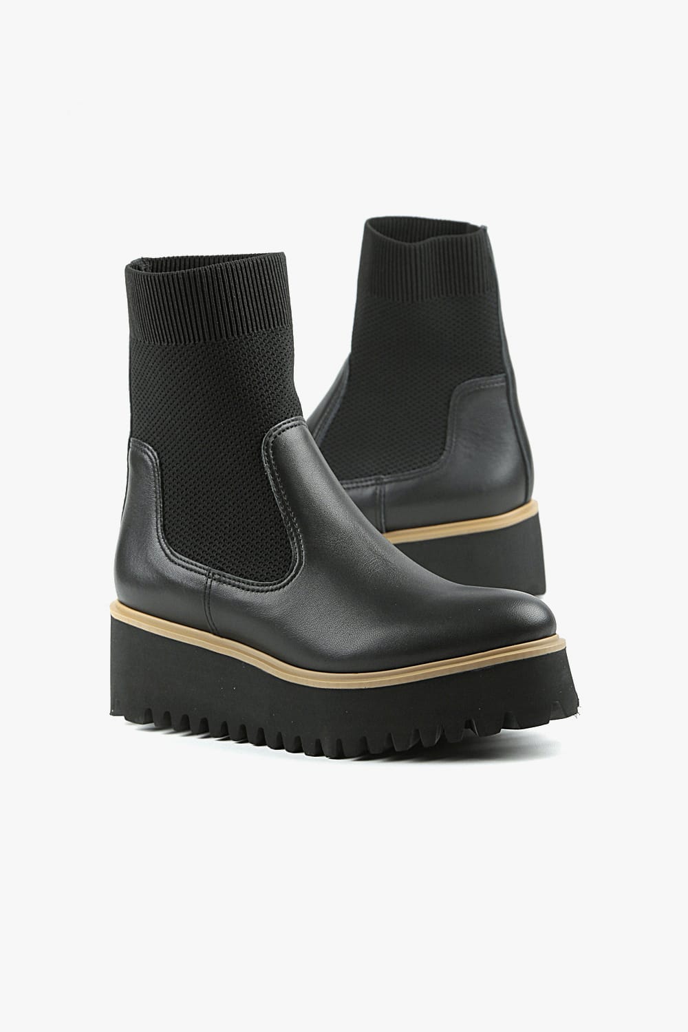 All Black | Flatform Sock