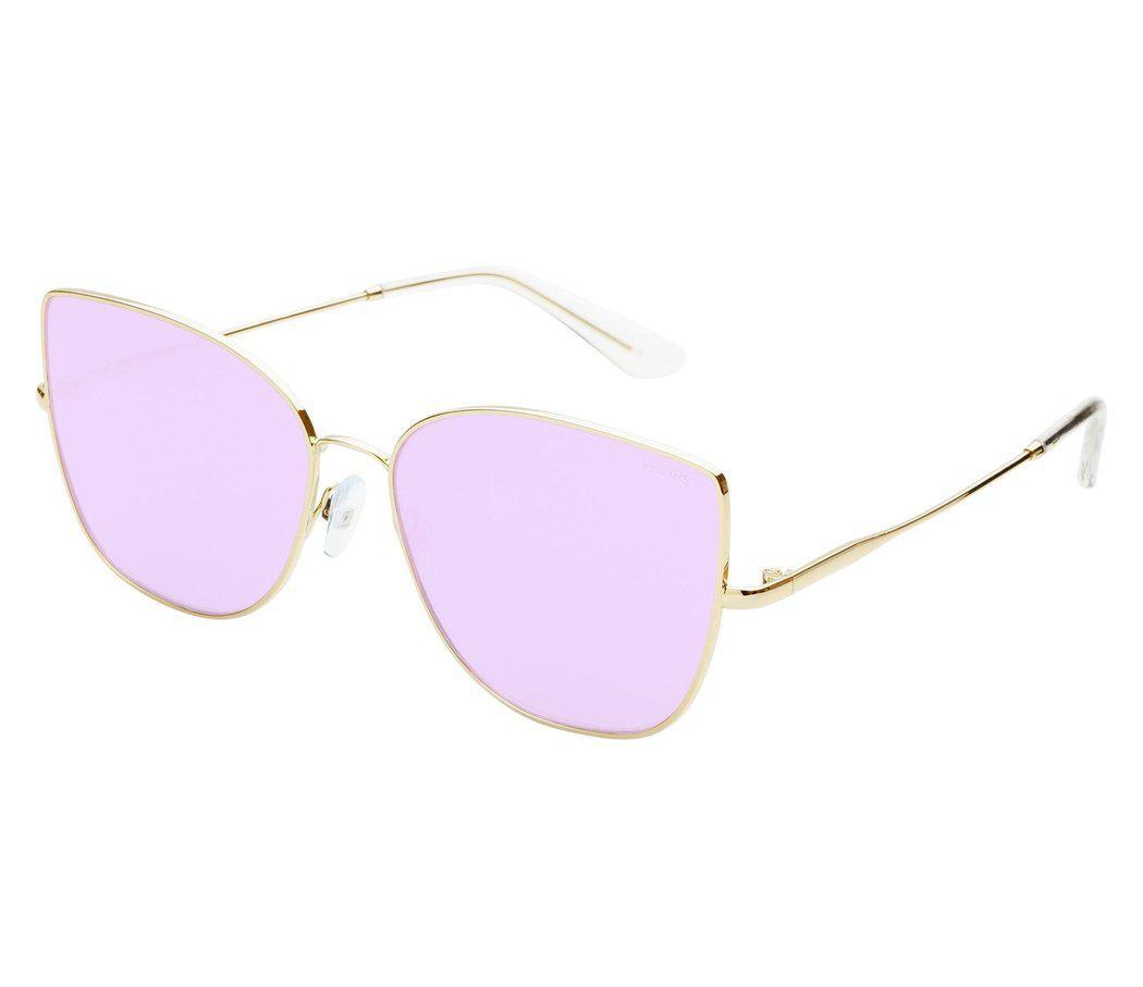 Slightly futuristic, yet perfectly wearable squared cat eye sunglasses that will sure to draw the attention.