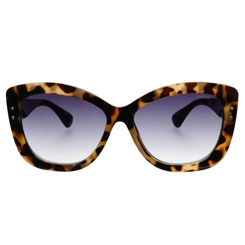 Unleash your inner feline with Freyrs Fiona - the ultimate cat-eye glasses in a timeless tortoise design. Upgrade your style game and see the world in a whole new light with these trendy rim glasses. Meow!