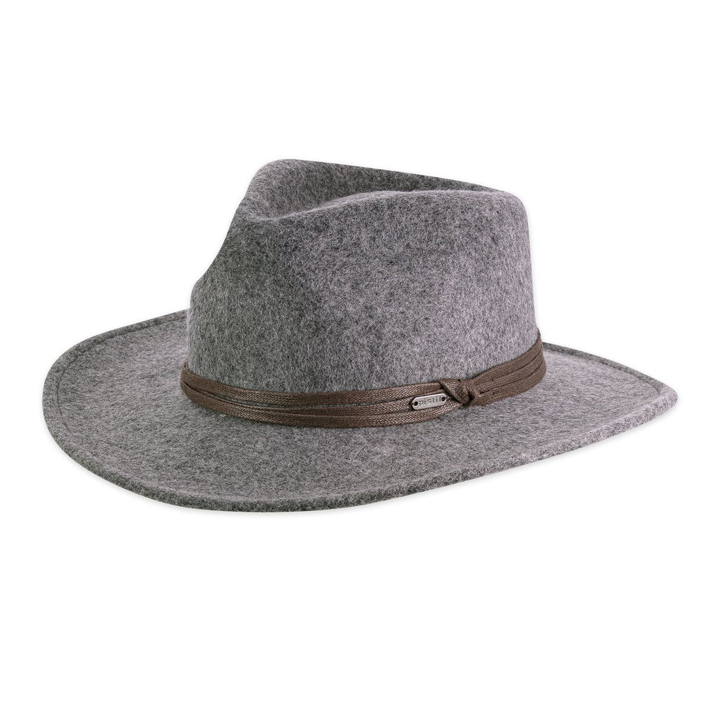 Wherever you roam, Topaz navigates the territory with ease. This women's hat is made of durable felted wool that's structured yet flexible. Inside is a soft inner band for a comfy, snug fit.